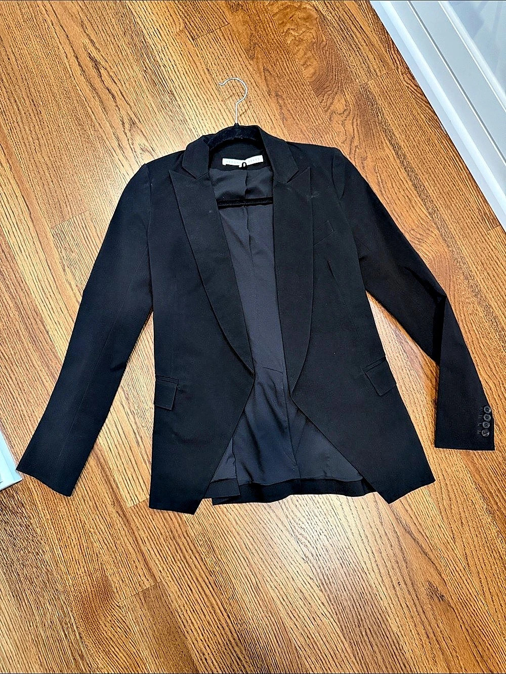 Veronica Beard Black Belted Blazer Size 0